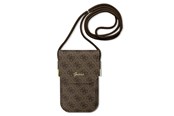 Torba, plecak i pokrowiec na laptopa - GUESS 4G Metal Script Logo handbag - brown - 3666339127695