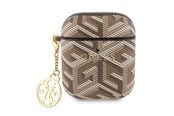 Telefon - Inne akcesoria - GUESS GUA2PGCE4CW case for AirPods 1/2 - brown GCube Charm - 3666339171155