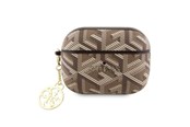 Telefon - Inne akcesoria - GUESS GUAP2PGCE4CW case for AirPods Pro 2 cover - brown GCube Charm - 3666339171179