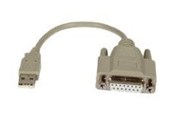 Kable - rózne - EFB NORDIC EFB-Elektronik - joystick adapter - USB to 15 pin D-Sub (DB-15) - 20 cm - K5306.020V2