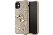 Telefon - Pokrowiec i etui - GUESS GUHCN61HG4SGD case for iPhone 11 / Xr - gold Glitter Script Big 4G - 3666339147686
