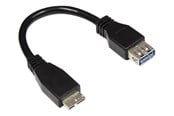 Kabel USB - Alcasa electronik Good Connections - USB adapter - Micro-USB Type B to USB - 10 cm - 2711-OTG