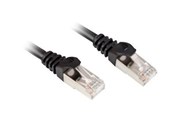 Kabel sieciowy - Sharkoon patch cable - black - Czarny - 4044951017805
