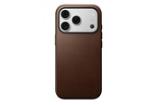 Telefon - Pokrowiec i etui - Nomad Modern Leather Case - brown - iPhone 18 Pro/17 Pro - 114756114080