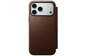 Telefon - Pokrowiec i etui - Nomad Modern Leather Folio - brown - iPhone 18 Pro Max/17 Pro Max - NM009025858