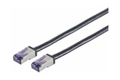 Kabel sieciowy - Lanview patch cable - 20 m - black - Czarny - 20m - LVN-CAT6A-FLEX-20M