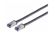 Kabel sieciowy - Lanview patch cable - 7.5 m - black - Czarny - 7.5m - LVN-CAT6A-FLEX-7.5M