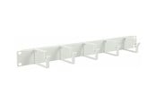 Szafa rack - Lanview by Logon - rack cable organiser (horizontal / vertical) - 5 hooks - 1U - RAO100WH