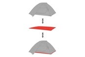 Sprzet turystyczny - Hannah Outdoor Groundsheet Graphite II - 10029364HHX