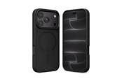 Telefon - Pokrowiec i etui - CRONG Hybrid MATTE Magnetic case with MagSafe for iPhone 18 Pro / iPhone 17 Pro - Black - CRGHMMIP1863PBLK