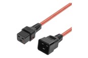 Kabel zasilający (wewnętrzny) - MicroConnect - power cable - IEC 60320 C19 to IEC 60320 C20 - 1 m - MC-C19C20LOCK-1M-R