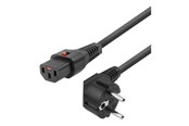 Kabel zasilajacy (wewnetrzny) - MicroConnect - power cable - power CEE 7/7 to power IEC 60320 C13 - 3 m - MC-SCHC13-3