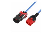 Kabel zasilający (wewnętrzny) - MicroConnect - power cable - power IEC 60320 C13 to IEC 60320 C14 - 3 m - MC-DUALC13C14S-3B