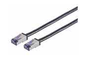 Kabel sieciowy - Lanview patch cable - 30 m - black - Czarny - LVN-CAT6A-FLEX-30M