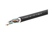 Kabel sieciowy - Lanview bulk cable - 305 m - black - Czarny - 305m - LVN-CAT6PE-FUTP-305M