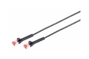 Kabel sieciowy - Lanview Flex-Angle patch cable - 2 m - black - Czarny - 2m - LV-6AFTP-FLEX-ANG-02B