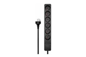 Kabel zasilający (zewnętrzny) - MicroConnect - power strip - 6-way - MC-GRU0610DKB