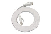 Kabel sieciowy - MicroConnect network cable - 3 m - white - Biały - 3m - V-UTP6A03W-FLAT-LSZH