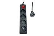 Kabel zasilajacy (zewnetrzny) - MicroConnect - power strip - 4-way on/off switch - MC-PSOO040500FRB