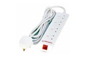 Kabel zasilający (zewnętrzny) - MicroConnect - power strip - with surge protection - MC-UKSURGESTRIP4-5M
