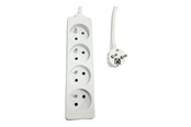 Kabel zasilajacy (zewnetrzny) - MicroConnect - power strip - 4-way - MC-PS040300FRW