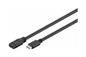 Kabel USB - MicroConnect - USB-C extension cable - USB-C to USB-C - 50 cm - USB3.1CC05EX