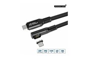 Kabel USB - MicroConnect Premium - USB-C cable - USB-C to USB-C - 15 cm - MC-LS-USB4CC0.15-A