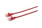 Kabel sieciowy - MicroConnect network cable - 10 m - red - Czerwony - 10m - V-UTP610R-SLIM