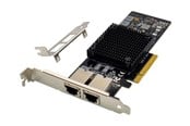 Adapter Sieciowy (karta sieciowa, serwer druku, itp.) - MicroConnect - network adapter - PCIe 3.0 x8 - 10 Gigabit Ethernet x 2 - MC-PCIEX8-X550-T2-D