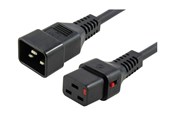 Kabel zasilający (wewnętrzny) - MicroConnect - power cable - IEC 60320 C19 to IEC 60320 C20 - 1.5 m - MC-C19C20LOCK-1.5M