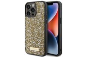 Telefon - Pokrowiec i etui - GUESS Rhinestone Metal Logo case for iPhone 15 Pro Max - yellow - 3666339153557