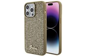 Telefon - Pokrowiec i etui - GUESS Disco Metal Script case for iPhone 15 Pro Max - gold - 3666339173609
