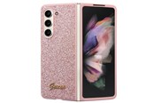 Telefon - Pokrowiec i etui - GUESS Glitter Script case for Samsung Galaxy Z Fold 5 - pink - 3666339174002
