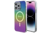 Telefon - Pokrowiec i etui - GUESS IML Iridescent MagSafe case for iPhone 15 Pro - black - 3666339154660