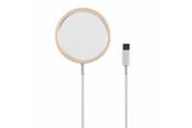 Telefon - Adapter i Ładowarka - GUESS case for induction GUCBMSLRD 15W MagSafe - gold - 3666339171452