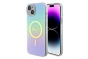 Telefon - Pokrowiec i etui - GUESS GUHMP15MHITSQ iPhone 15 Plus 6.7" turquoise/turquoise hardcase IML Iridescent MagSafe - 3666339154936