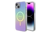Telefon - Pokrowiec i etui - GUESS IML Iridescent MagSafe case for iPhone 15 Plus - purple - 3666339154790
