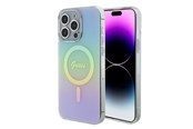 Telefon - Pokrowiec i etui - GUESS GUHMP15XHITSQ iPhone 15 Pro Max turquoise/turquoise hardcase IML Iridescent MagSafe - 3666339154950