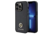 Telefon - Pokrowiec i etui - GUESS GUHCP15LPS4DGPK iPhone 15 Pro 6.1" black/black hardcase Strass Metal Logo - 3666339150747