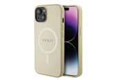Telefon - Pokrowiec i etui - GUESS GUHMP15MPSAHMCB iPhone 15 Plus 6.7" gold/gold hardcase Saffiano MagSafe - 3666339156053
