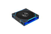 Wentylator obudowy - Lian Li UNI FAN TL FLEX 120 Reversed - Wentylator obudowy - 120mm - Czarny ze światłem RGB - 33 dBA - 12RTL1F1B