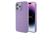 Telefon - Pokrowiec i etui - GUESS GUHMP15XPSAHMCU iPhone 15 Pro Max 6.7" purple/purple hardcase Saffiano MagSafe - 3666339155933