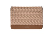 Akcesoria komputerowe - GUESS GCube Stripes case for a 16" laptop - brown - 3666339112370