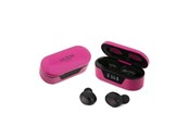 Sluchawki, zestaw sluchawkowy - GUESS GUTWST31EM TWS Bluetooth headphones + magenta docking station - 3666339128890