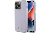 Telefon - Pokrowiec i etui - GUESS Glitter Glossy Script case for iPhone 15 Pro - lilac - 3666339155360