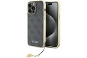 Telefon - Pokrowiec i etui - GUESS 4G Charms Collection case for iPhone 15 Pro Max - gray - 3666339171698