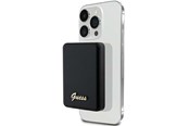 Powerbank - GUESS MagSafe Metal Script Logo induction power bank 5W 3000mAh - black - 3000 mAh - 3666339171353