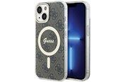 Telefon - Pokrowiec i etui - GUESS IML 4G MagSafe iPhone 15 Plus Case - Brown - 3666339194598