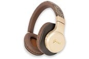 Sluchawki, zestaw sluchawkowy - GUESS Bluetooth on-ear headphones GUBH604GEMW brown/brown 4G Script - 3666339170219
