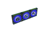 Wentylator obudowy - Lian Li UNI FAN SLINF LCD FLEX 120 (3-pack) - Wentylator obudowy - 120mm - Czarny ze światłem RGB - 30 dBA - 12SLIND1F3B